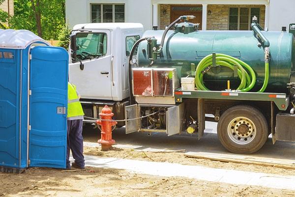 Porta Potty Rental of Stockbridge workers